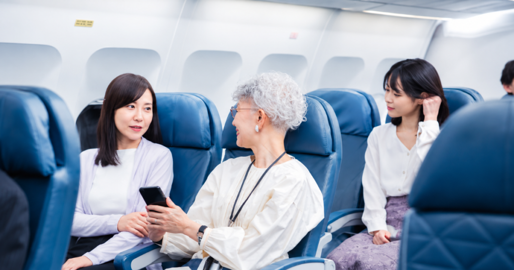 寝るときの乾燥対策　飛行機内での乾燥